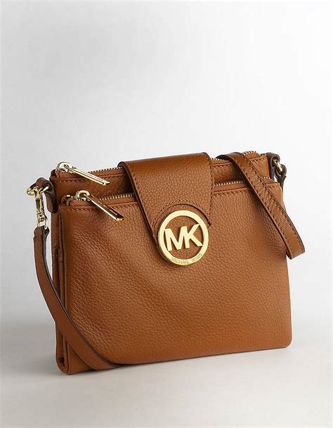 michael kors brown design purse|Michael Kors brown purse crossbody.